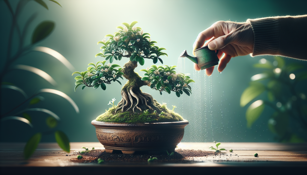 fukien tea bonsai watering