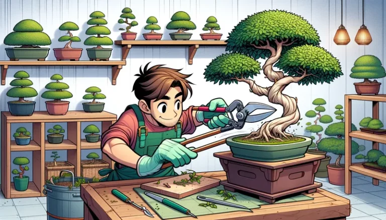 gardener-using-concave-cutters-on-bonsai-in-tranquil-garden-768x439