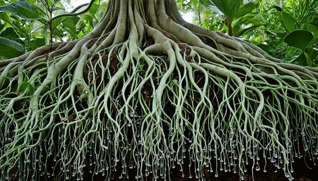 aerial root growth