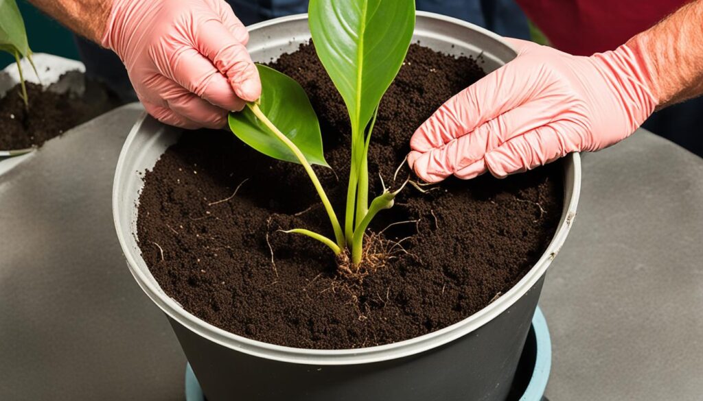 spring repotting season