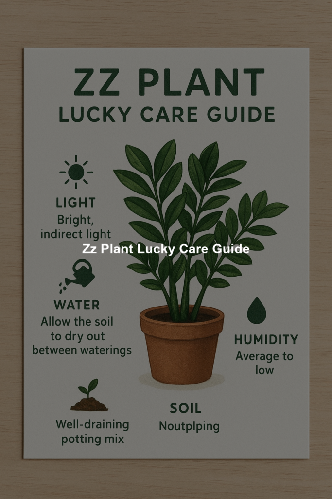Zz Plant Lucky Care Guide