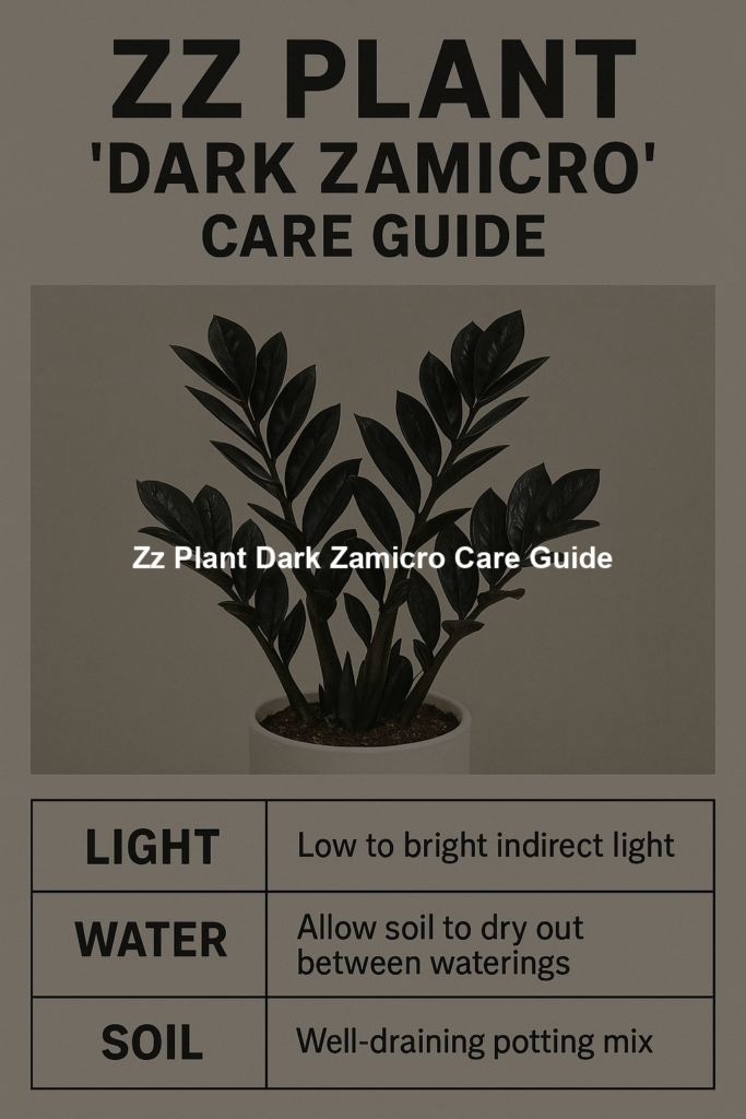 698eeda43bada | Bonsaimery.com Zz Plant Dark Zamicro Care Guide
