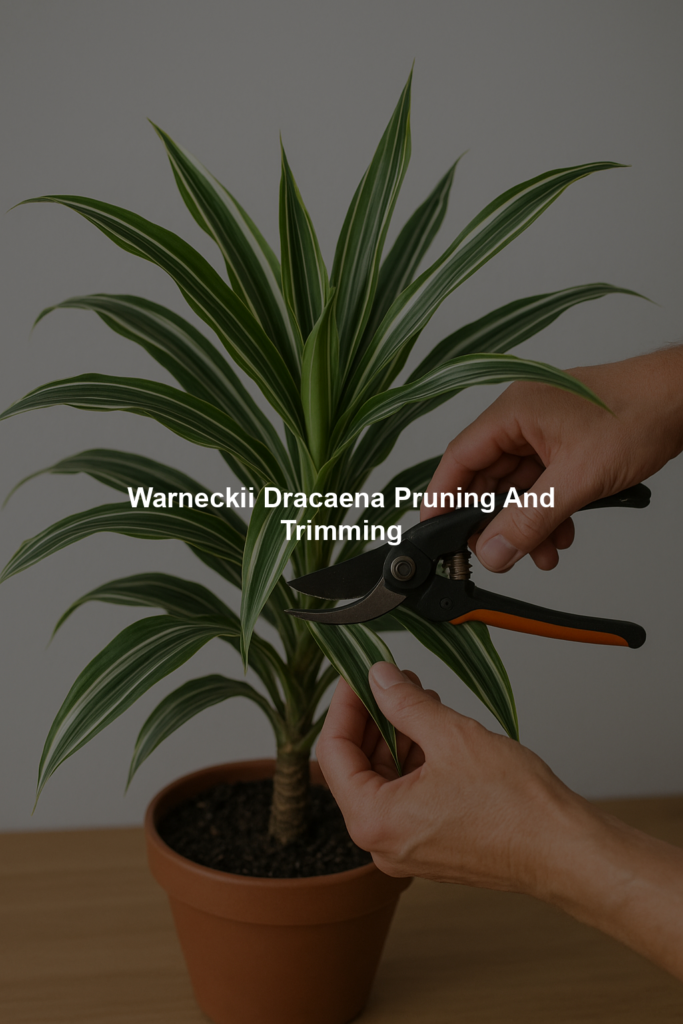 Warneckii Dracaena Pruning And Trimming